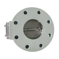 Vanne papillon d'étanchéité industrielle en aluminium pour circuit de refroidissement de radiateur de transformateur de puissance immergé dans l'huile