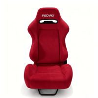 Siège de voiture de course en acier de haute qualité, style Recaro, en tissu PU coloré, avec cadre de siège modifié pour sièges de voiture de course