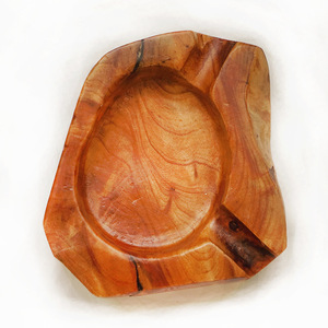 Cenicero Tallado en Raíz de Cedro de 100 mm, Estilo Rústico, Madera Maciza, Decoración para Hogar u Oficina, Regalo - Product Image 5
