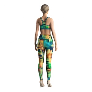 Haut de sport pour femme, coupe courte, grande taille, soutien doux, compression, pour fitness, yoga et entraînement, avec soutien-gorge de sport sexy intégré - Product Image 6
