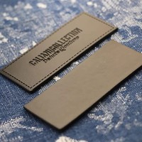 Patch 3D personnalisé de haute qualité avec logo, en cuir de vachette haut de gamme, toile et PVC, pour vêtements