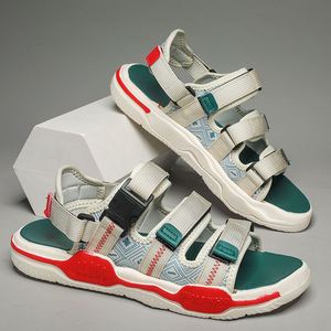 Nouvelles sandales de plage pour couple, été, semelle plate, respirantes, semelles souples, chaussures décontractées pour étudiants - Product Image 4