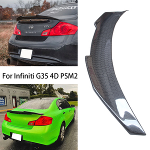 For Series G25 G35 G37 4Door Sedan PSM Style Honeycomb Carbon Fiber <b>Spoiler</b> Trunk Wing 2007-2014 (not for STC) - Product Image 2