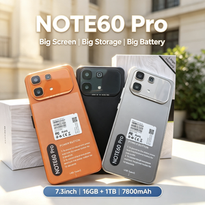Teléfono Móvil Barato Note 60 Pro de Buena Calidad con Batería Grande de 7800 mAh, 16 GB + 1 TB, Teléfono Inteligente 5G, Venta al por Mayor, Envío Gratuito - Product Image 1