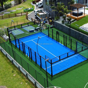 Équipement <span class=keywords><strong>de</strong></span> Padel Classique Standard pour Terrains Intérieurs et Extérieurs – Fabrication <span class=keywords><strong>de</strong></span> Courts Panoramiques <span class=keywords><strong>de</strong></span> Padel - Product Image 3