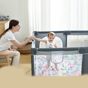 <span class=keywords><strong>Corralito</strong></span> de bebé plegable <span class=keywords><strong>barato</strong></span> seguro para el viaje Corralitos para niños, 210D <span class=keywords><strong>corralito</strong></span> de tela grande de bebé, venta al por mayor del 2025 DE LA RHS-PPEN1 - Product Image 5