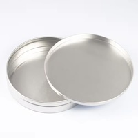 Boîte Cadeau Ronde Personnalisée en Aluminium pour Biscuits, Bonbons et Chewing-gums - Grande Boîte Métallique avec Impression de Logo pour Chocolats et Confiseries