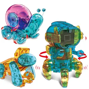 Zonne-Energie Slak Orang-oetans Diy-Technologie Uitvinding Van Wetenschappelijk Experiment Speelgoed Zelf Gemonteerd Intelligent Robot Zonne-Speelgoed