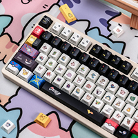 PBT Sublimation Anime Theme Side Light Transmission Mx Keycaps Gaming Cherry Profile Mechanical Keyboard Keycaps