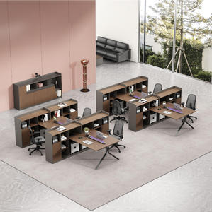Postazione di Lavoro Modulare Ergonomica in Legno per Uffici Commerciali Condivisi - Product Image 2