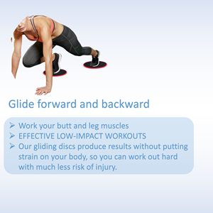 Commercio all'ingrosso cursori da pavimento bande di esercizio di nucleo di forza Band set alianti dischi con bande di resistenza per l'allenamento - Product Image 4