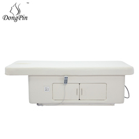 Table de massage électrique moderne chauffée pour spa, lit de beauté large pour salon, 2 moteurs de commande, pour salon, hôtel, usage extérieur