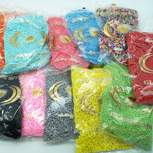 450g Perles pour bijoux, Perles Rocailles en verre, Perles Néon, Mostacilla Checa Delica 110, Perles de rocaille, Perles de verre micro-riz Santeria - Product Image 5