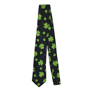 Corbata <span class=keywords><strong>de</strong></span> Nailon con Diseño <span class=keywords><strong>de</strong></span> Trébol Verde para el Día <span class=keywords><strong>de</strong></span> <span class=keywords><strong>San</strong></span> <span class=keywords><strong>Patricio</strong></span>, Ideal para Festivales Irlandeses, Bodas y Fiestas - Product Image 4
