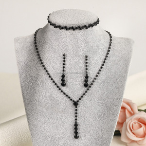 BELLEWORLD 2025 diseño de moda joyería nupcial única 3 piezas conjunto joya piedra boda collar <span class=keywords><strong>pendientes</strong></span> <span class=keywords><strong>y</strong></span> pulseras <span class=keywords><strong>para</strong></span> fiesta - Product Image 5