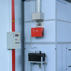 Cabine de peinture automobile à chauffage diesel certifiée CE |   Cabine de peinture automobile LX2 avec éclairage <span class=keywords><strong>LED</strong></span> et panneaux EPS pour la peinture de carrosserie et le four de cuisson - Product Image 3