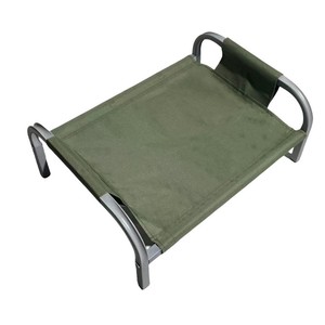Outdoor-Haustier-Campingbett - Abnehmbar und Waschbar, Feuchtigkeitsbeständig und Atmungsaktiv. Hundebett aus Edelstahl Tragbar. - Product Image 5