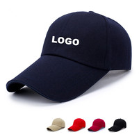Casquettes de baseball promotionnelles en polyester brodées avec logo personnalisé, respirantes, coupe-vent, pour le sport, la publicité en plein air, la plage