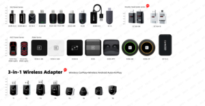 EKIY con cable a <span class=keywords><strong>Carpay</strong></span> inalámbrico Mini adaptador Bluetooth para Radio de coche con caja de Carplay con cable Carplay inalámbrico Android Auto AI Box - Product Image 6