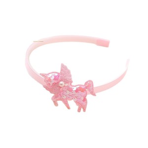 Serre-<span class=keywords><strong>tête</strong></span> Licorne Princesse en Tissu Fait Main pour Enfants Européens et Américains, avec Paillettes et Motifs de Dessins Animés, Mignon et Doux pour les Cheveux des Filles - Product Image 5
