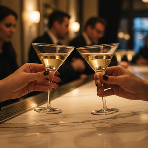 Copa de cóctel de cristal sin plomo Elegantes vasos de Martini y champán Coupe para Home Bar - Product Image 2