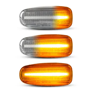 2023 Hete Verkoop Dynamische Gerookte/Heldere Lens Led Zijmarker Richtingaanwijzer Licht Voor Mercedes Benz E-Klasse W210 C-Klasse W202 Vito W638