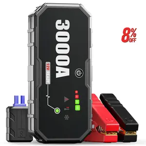 Jump Starter 12V High Power Auto Jump Starter 3000a Power Bank Multifunctionele Lithium Batterij Jump Box Draagbare Auto Startdoos