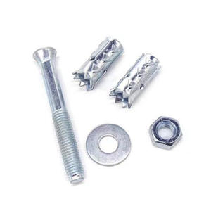 Commercio all'ingrosso zincatura acciaio al carbonio grado 4.8 squame di pesce autobloccante vite di espansione blocco ancoraggi a parete bullone di espansione - Product Image 2