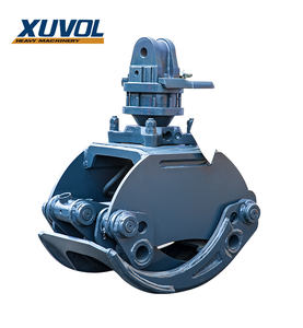 <b>Hydraulic</b> Rotator Grapple for Excavator Wood Log Rotation Grab for Lifting 0.5ton New Condition <b>Motor</b> Pump Gear Core Components - Product Image 4