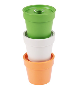 Stylo publicitaire personnalisé avec logo, design <span class=keywords><strong>marguerite</strong></span> en pot, action par clic, encre noire moyenne, impression sérigraphique, cadeau promotionnel, vente en gros professionnelle - Product Image 5