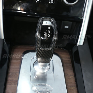 Poignée de levier de vitesses en fibre de carbone véritable pour Land Rover Range Rover Sport 2014 2015 2016 2017 - Product Image 5