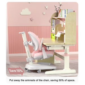Sillas antijorobadas inteligentes para niños con altura ajustable, muebles para el hogar, silla de estudio ergonómica para niños con rueda - Product Image 2