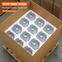 Fabricant de pièces en aluminium moulé sous pression ADC12, couvercle de carter de moteur de pompe à eau pour générateur 148F LC148F LC2300i OEM