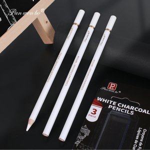 Panwenbo Nghệ Thuật Màu Trắng Than Graphite Bút Chì Thiết Lập Cho Phác Thảo Và Vẽ Ánh Sáng Cao Bút Trắng Cho Nghệ Sĩ Vẽ Tranh - Product Image 5