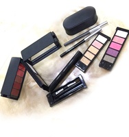 Palette multifonctionnelle de fards à joues, de contour et d'enlumineur minéraux avec pinceau, pour peaux claires, résistante à l'eau, avec protection solaire, outils de maquillage pour femmes
