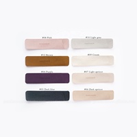 PandaSew Pochette de rangement pour stylos en microfibre avec logo personnalisé, étui de protection pour crayons, support pour gadgets, pochette à bijoux