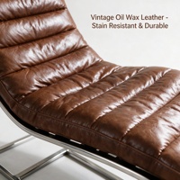 Fauteuils de salon modernes personnalisables, fauteuil en cuir marron avec structure en acier inoxydable, meubles de salon pour se détendre à la maison