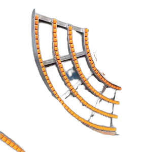 Tốc độ cao dỡ tải đường sắt trượt <span class=keywords><strong>90</strong></span> độ lần lượt kho hàng hóa chuyển mịn hướng dẫn con lăn - Product Image 1