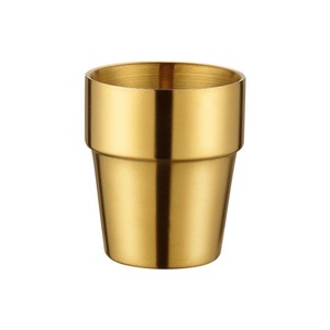 Taza de Acero Inoxidable 304, Vaso para Agua, Té, Café, Cerveza, Bebidas Frías, Taza Coreana de Doble Capa Anti-quemaduras para Enjuague Bucal - Product Image 5