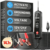 Nouveau testeur de faisceau de câblage automobile VDIAGTOOL V100Pro DC 6V-30V 2026 avec lumière LED intégrée et protection IP55