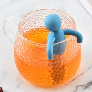 Nueva cocina café y té herramientas Infusor de <span class=keywords><strong>te</strong></span> muñeca forma de tubo 304SS colador de té mango de silicona Infusor de té - Product Image 3