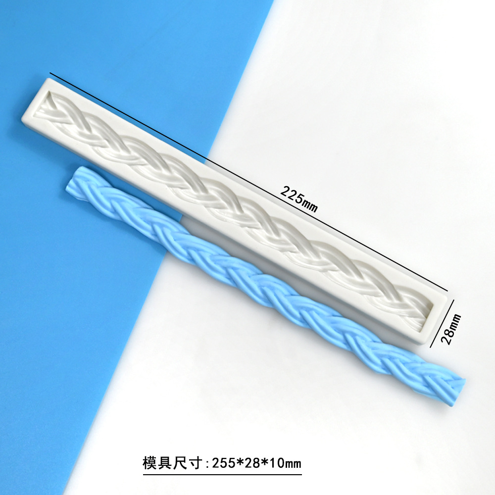 Corda intrecciata a doppia linea-57g