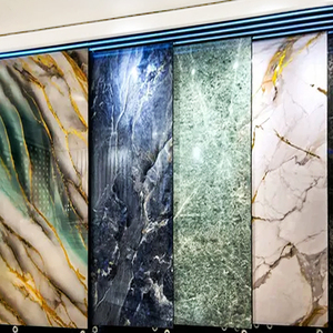 Multi-Style SPC Stone <b>Plastic</b> Composite Marble <b>Wall</b> <b>Panel</b> & Board / UV Coating PVC Marble Sheet - Product Image 1