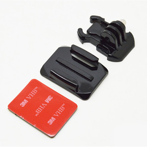 Support de fixation incurvé 3-en-1 pour caméra d'action avec autocollant adhésif et boucle à dégagement rapide, support de base pour GoPro Hero 13 12 11 10 9 Insta360 - Product Image 4