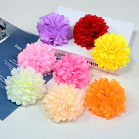 Fleur artificielle de chrysanthème, fleur de souci en soie, têtes de fleurs pour couronnes DIY, accessoires pour le Jour des Morts, décoration pour le Memorial Day
