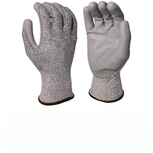 Gauge Endurance Seamless <b>Knit</b> Nylon Spandex Safety <b>Glove</b> Foam Nitrile Coated Anti-slip PVC Dots on Palm Tacky Dot Grip <b>Gloves</b> - Product Image 1