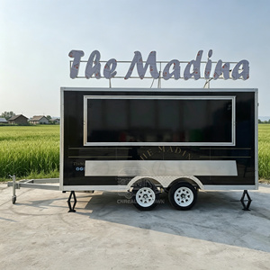 Carrito de Venta Móvil Personalizado, Remolque de Catering, Camión Móvil, Remolque de Concesión de Jugos, Camión de Comida con Ventana de Servicio Comercial - Product Image 1