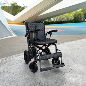 Silla de Ruedas Eléctrica Ultraligera Plegable con Batería de Litio, Marco de Carbono, Personalizable para Viajes, para Personas Mayores con Discapacidad - Product Image 3
