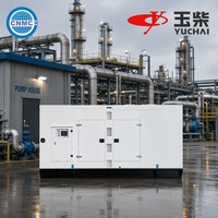Groupe électrogène diesel industriel stable, homologué OEM, 300-1000 kW, moteur Yuchai, faible bruit, avec capot anti-intempéries