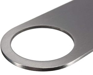 Abridor de Botellas de Cerveza de Acero Inoxidable Plateado, con Logotipo Personalizado por Sublimación, Venta al Por Mayor de Fábrica - Product Image 5